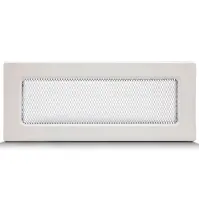 Kéményrács fehér redőnyök nélkül 10.5X25 4F11250W