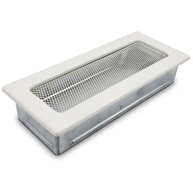 Kéményrács fehér redőnyök nélkül 10.5X25 4F11250W