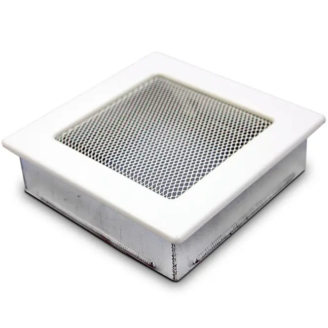 Kéményrács fehér redőnyök nélkül 17X17 4F1717OW,2