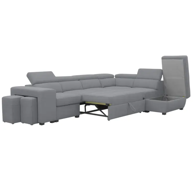 Sarokgarnitúra szett Positano 2XPUFA+B+1+2F+R+1+OTM Antology 18 SZ,2
