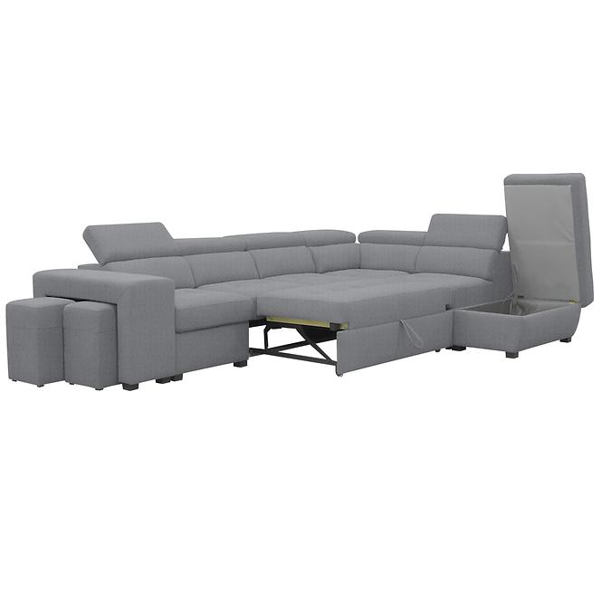 Sarokgarnitúra szett Positano 2XPUFA+B+1+2F+R+1+OTM Antology 18 SZ,2