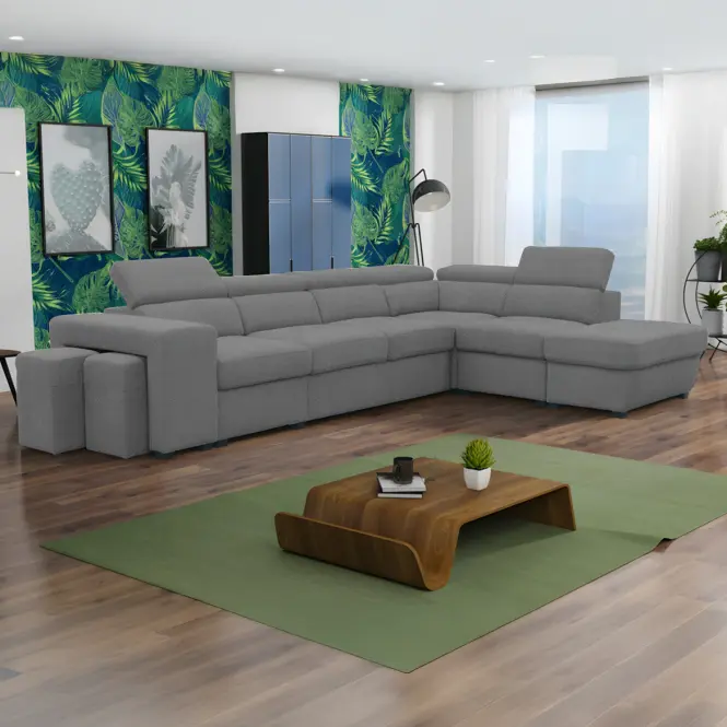 Sarokgarnitúra szett Positano 2XPUFA+B+1+2F+R+1+OTM Antology 18 SZ,6