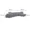 Sarokgarnitúra szett Positano 2XPUFA+B+1+2F+R+1+OTM Antology 18 SZ,7