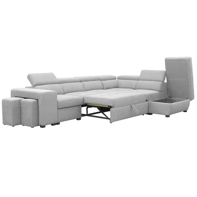 Sarokgarnitúra szett Positano 2XPUFA+B+1+2F+R+1+OTM Antology 15 SZ