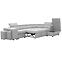 Sarokgarnitúra szett Positano 2XPUFA+B+1+2F+R+1+OTM Antology 15 SZ,2