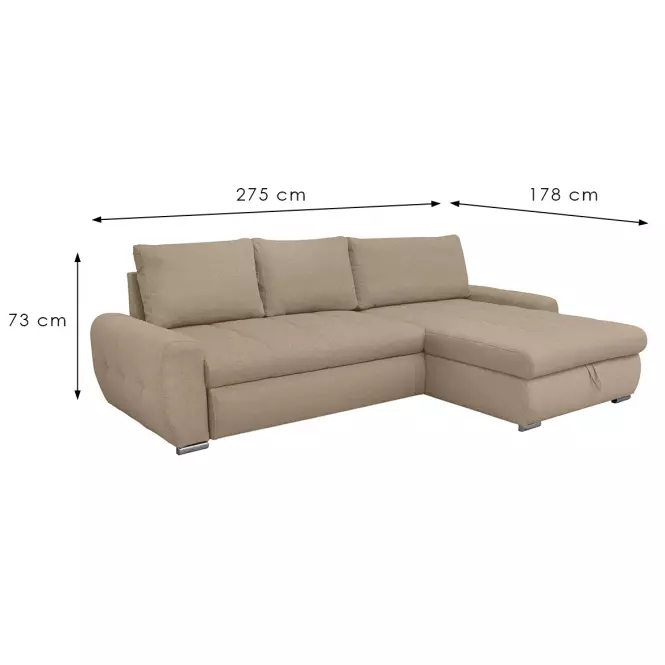 Sarokgarnitúra szett Levi Wind 11 Beż,7