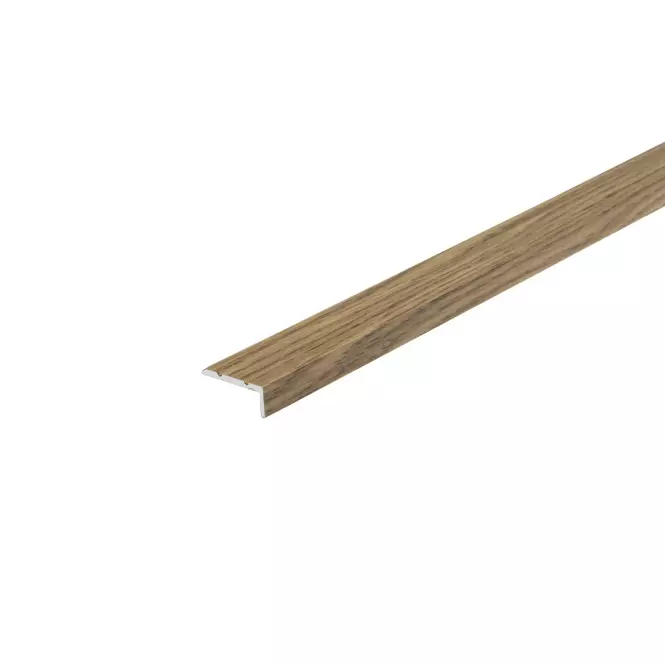 Keskeny lépcsőprofil LSW 10X25 ragasztó 1,35m tölgy