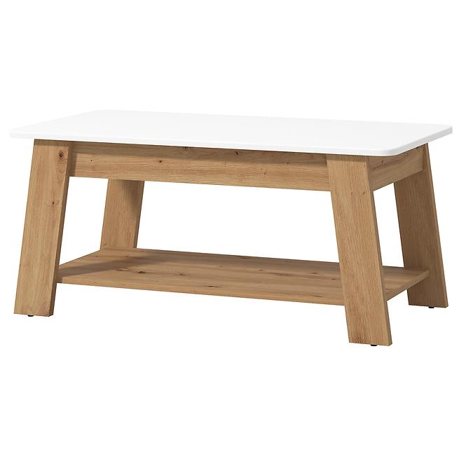 Dohányzóasztal Piave Artisan/Fehér 11013082