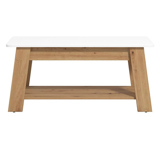 Dohányzóasztal Piave Artisan/Fehér 11013082