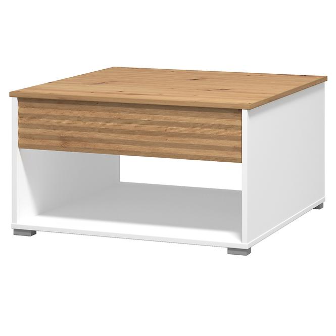 Dohányzóasztal Taranto Artisan/Fehér 11013076