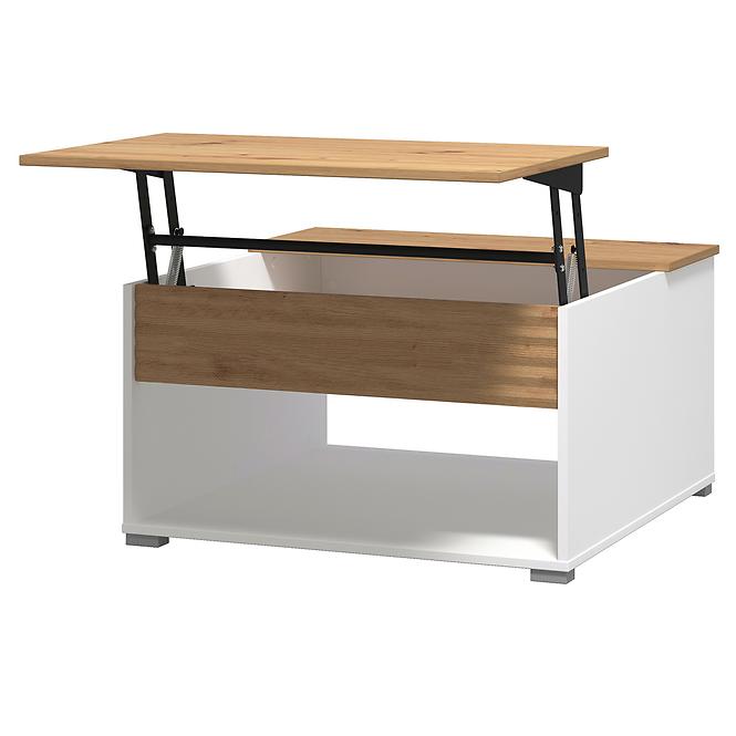 Dohányzóasztal Taranto Artisan/Fehér 11013076