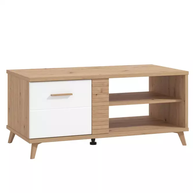 Dohányzóasztal Bretagna Artisan/Fehér 11012259