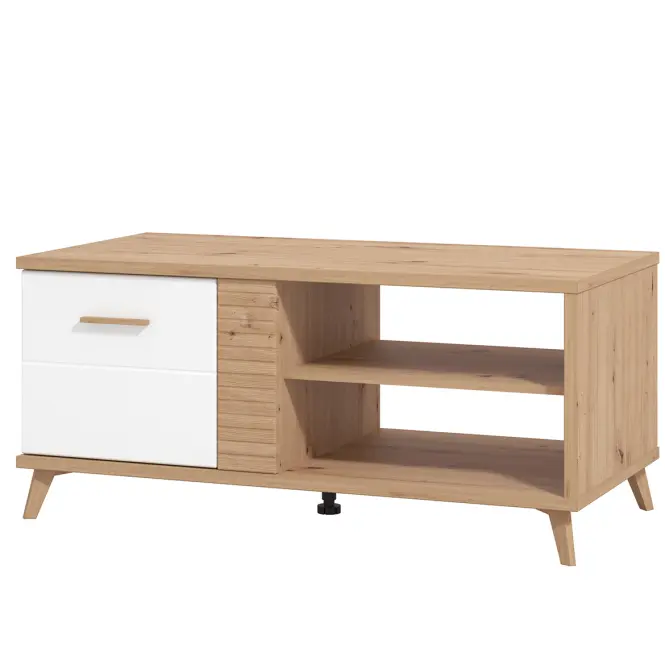 Dohányzóasztal Bretagna Artisan/Fehér 11012259,3
