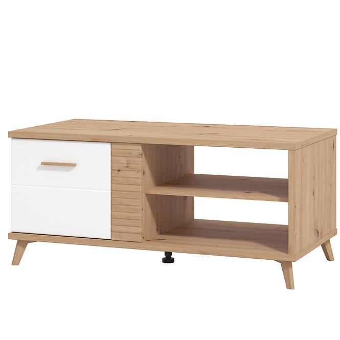 Dohányzóasztal Bretagna Artisan/Fehér 11012259,3