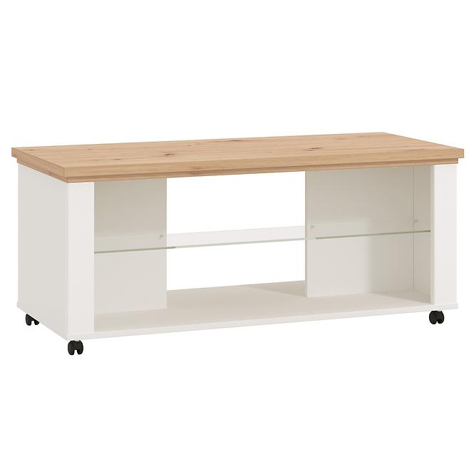 Dohányzóasztal Valencia Ks Artisan/fehér 11011461
