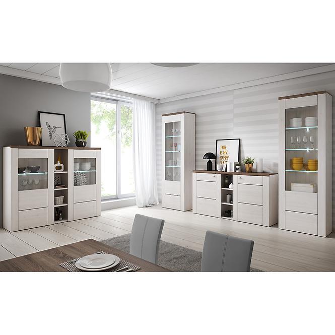 Függő polc Larona 02 185 cm sonoma trüffel