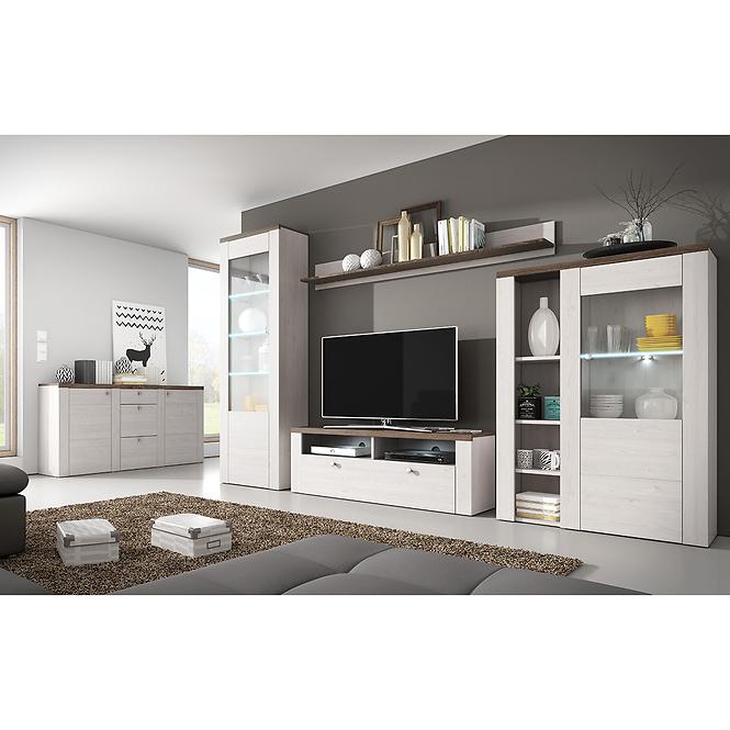 Függő polc Larona 02 185 cm sonoma trüffel