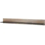 Függő polc Larona 02 185 cm tölgy satin nussbaum