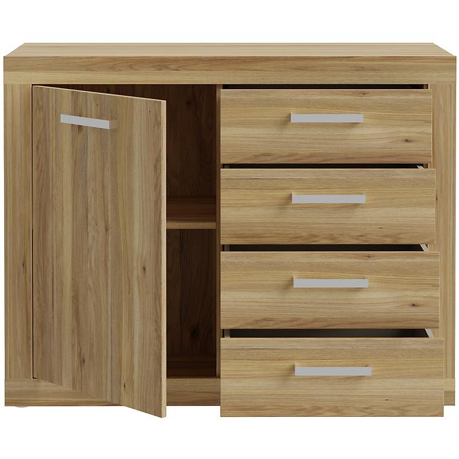 Komód Talino 1d4s Tölgy Mauvella Tbbk221l-D108 ,4