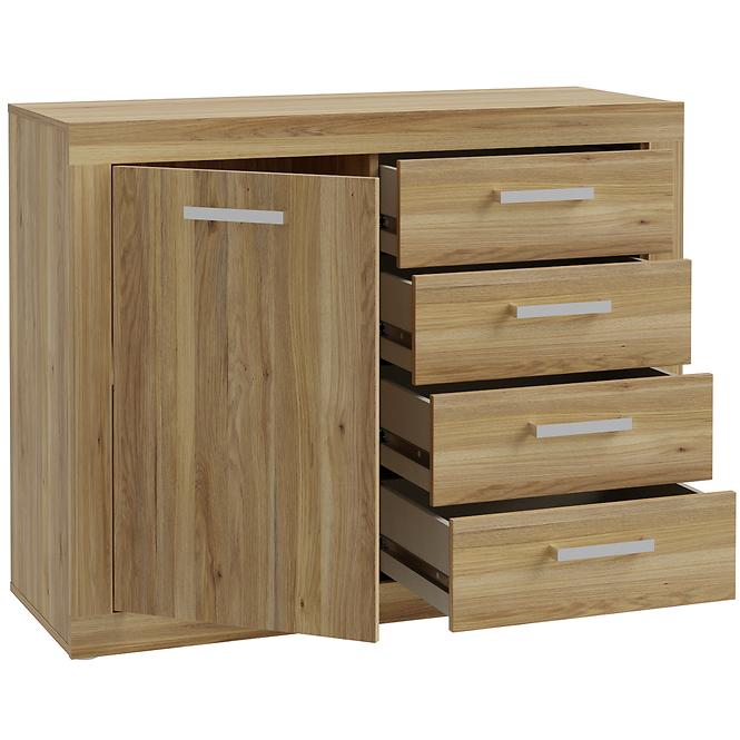 Komód Talino 1d4s Tölgy Mauvella Tbbk221l-D108 ,5
