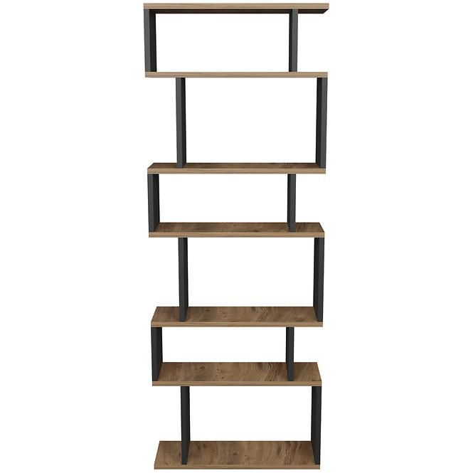 Regál FD-ZMBS-071 antracit/természetes,2
