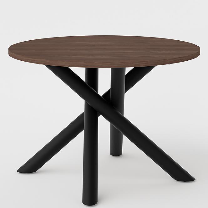 Asztal Oslo 110 cm wisconsin dió,2