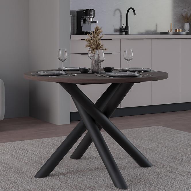 Asztal Oslo 110 cm wisconsin dió