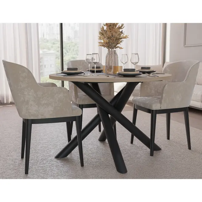 Asztal Oslo 110 cm lindberg tölgy,10