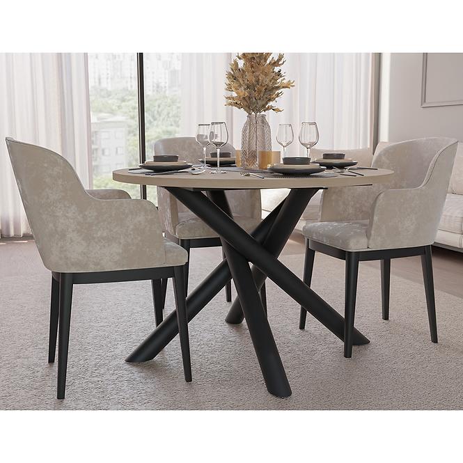 Asztal Oslo 110 cm lindberg tölgy,10