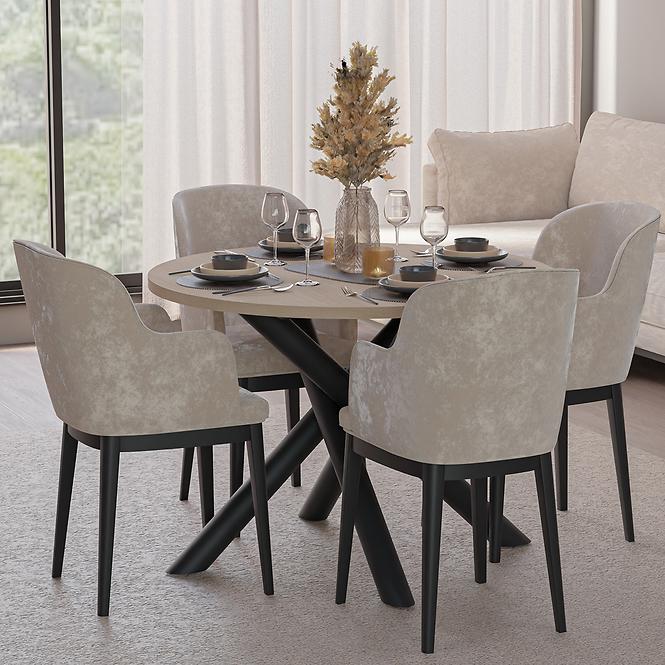 Asztal Oslo 110 cm lindberg tölgy