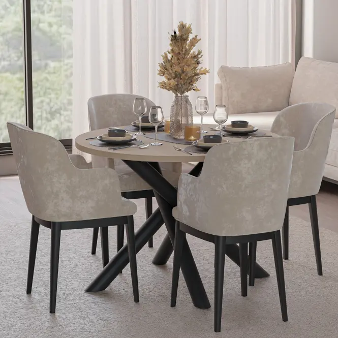 Asztal Oslo 110 cm lindberg tölgy,3