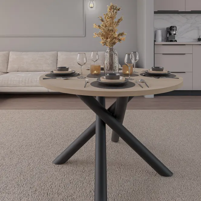 Asztal Oslo 110 cm lindberg tölgy,7