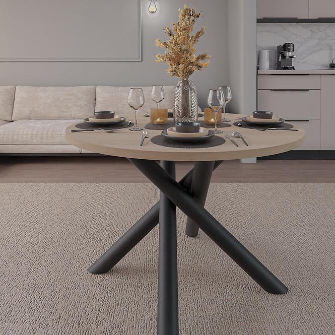 Asztal Oslo 110 cm lindberg tölgy,7