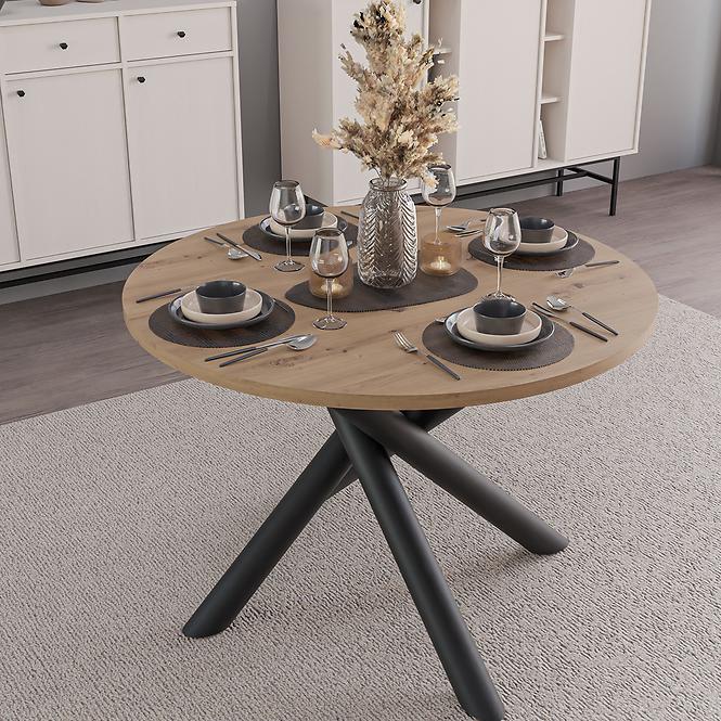 Asztal Oslo 110 cm artisan tölgy