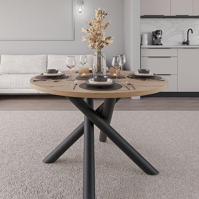 Asztal Oslo 110 cm artisan tölgy
