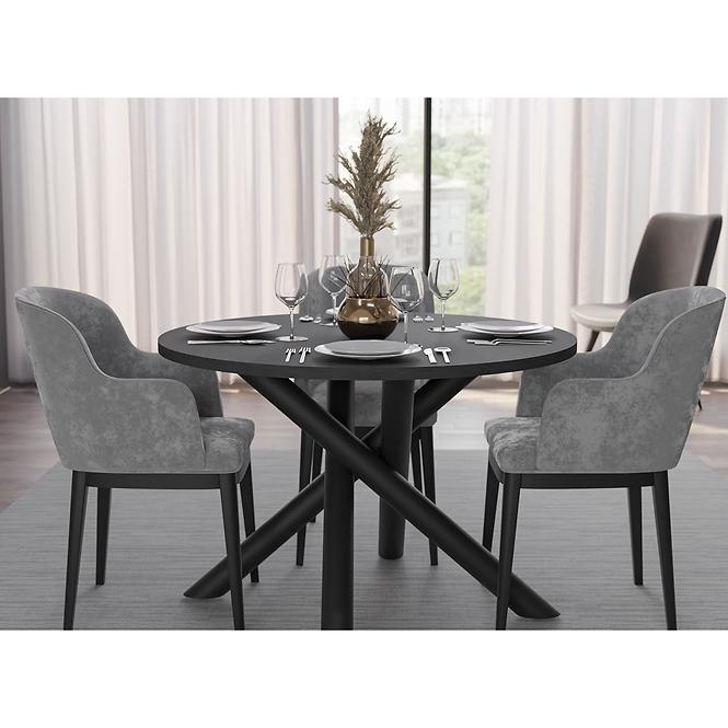 Asztal Oslo 110 cm portland hamu,10