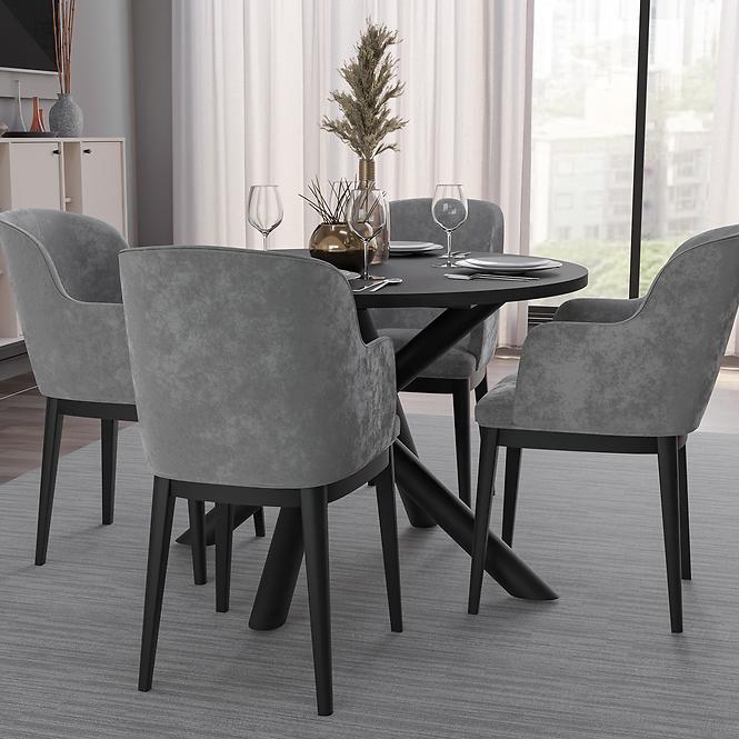 Asztal Oslo 110 cm portland hamu,3