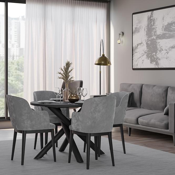 Asztal Oslo 110 cm portland hamu