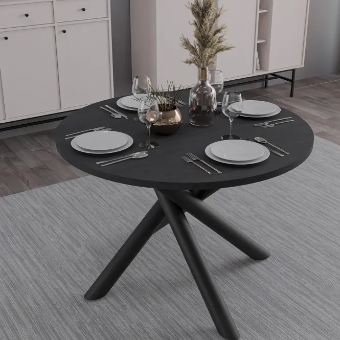 Asztal Oslo 110 cm portland hamu,9