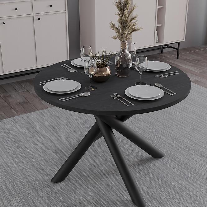 Asztal Oslo 110 cm portland hamu,9