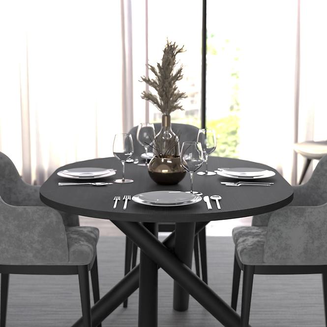 Asztal Oslo 138x100 cm portland hamu