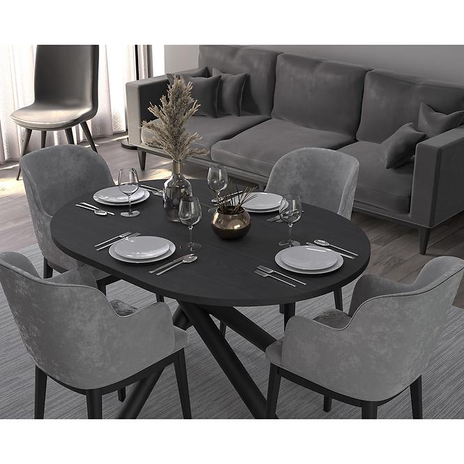 Asztal Oslo 138x100 cm portland hamu