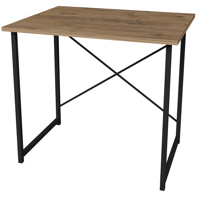 Íróasztal Fd-6090od-001 természetes/fekete,2
