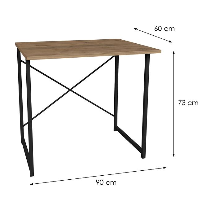 Íróasztal Fd-6090od-001 természetes/fekete