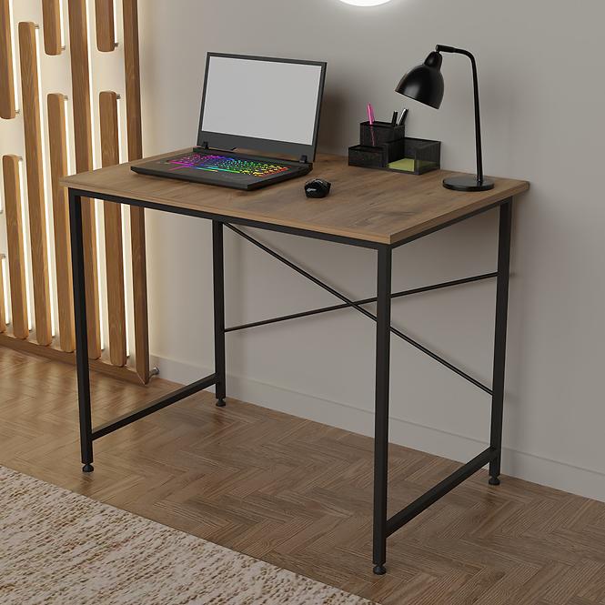 Íróasztal Fd-6090od-001 természetes/fekete,5
