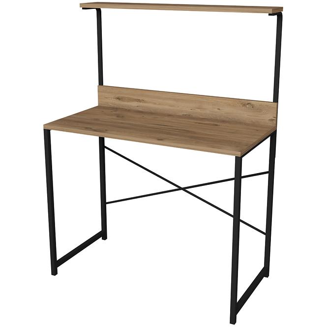 Íróasztal Fd-4590sd-001 Természetes/Fekete,3