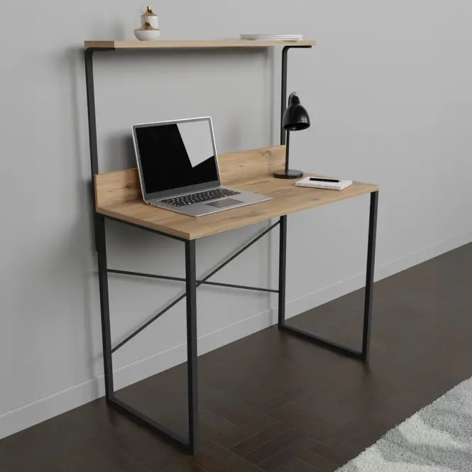Íróasztal Fd-4590sd-001 Természetes/Fekete,6