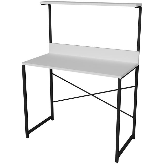 Íróasztal Fd-4590sd-002 Fehér/Fekete