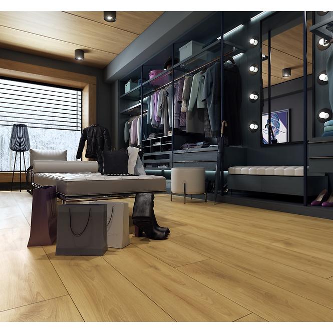 Laminált padló tölgy Alodia 10mm AC5 Bella Aqua Block 24h 40634