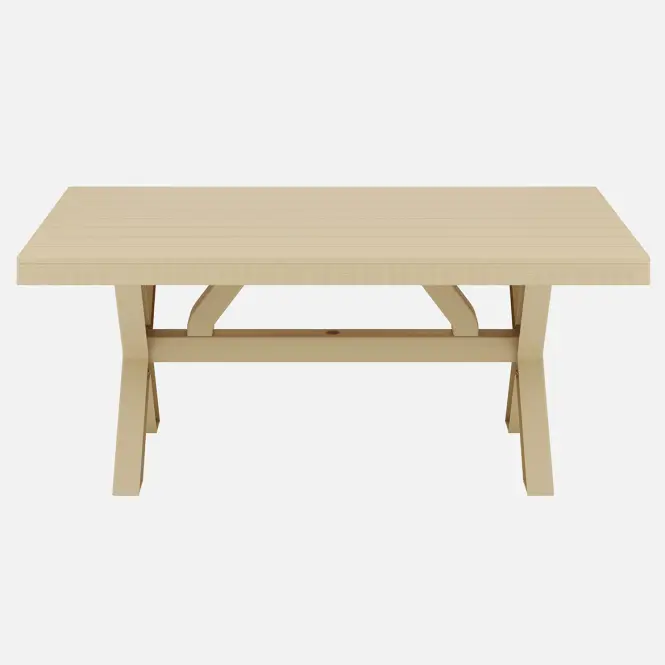 Asztal Rustic bézs 90x180 cm,2